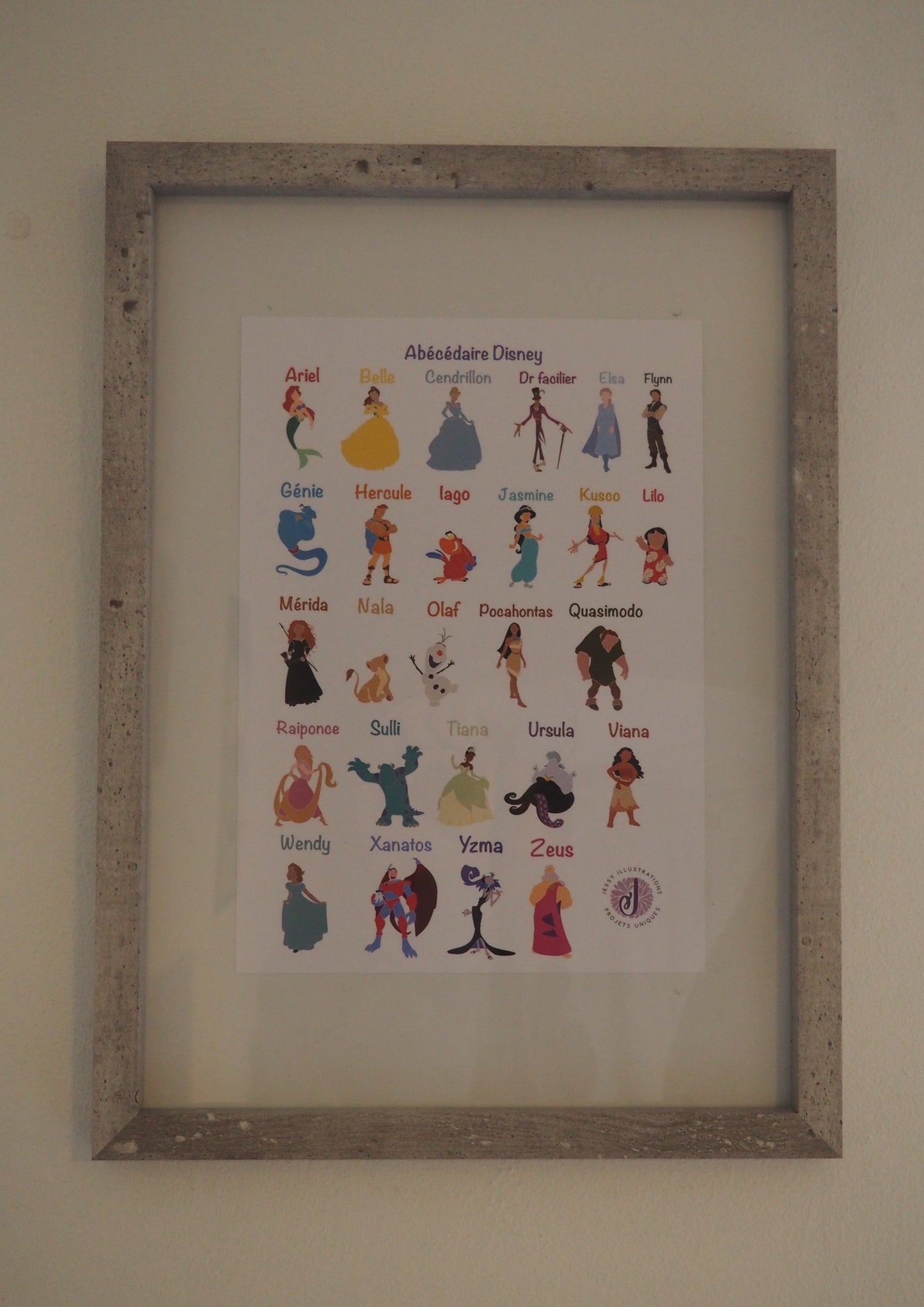 Abécédaire disney